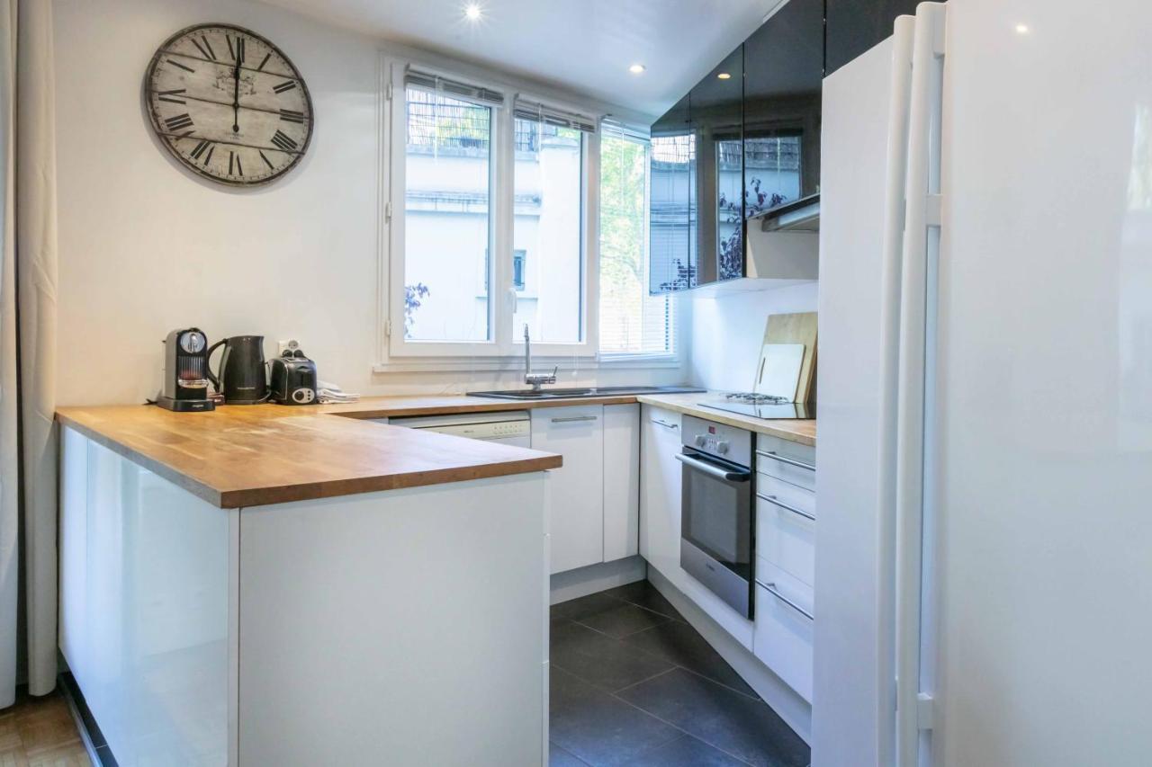 Paris City - Spacious 3 Rooms Flat For Families - 3 Minutes From Metro Station ภายนอก รูปภาพ